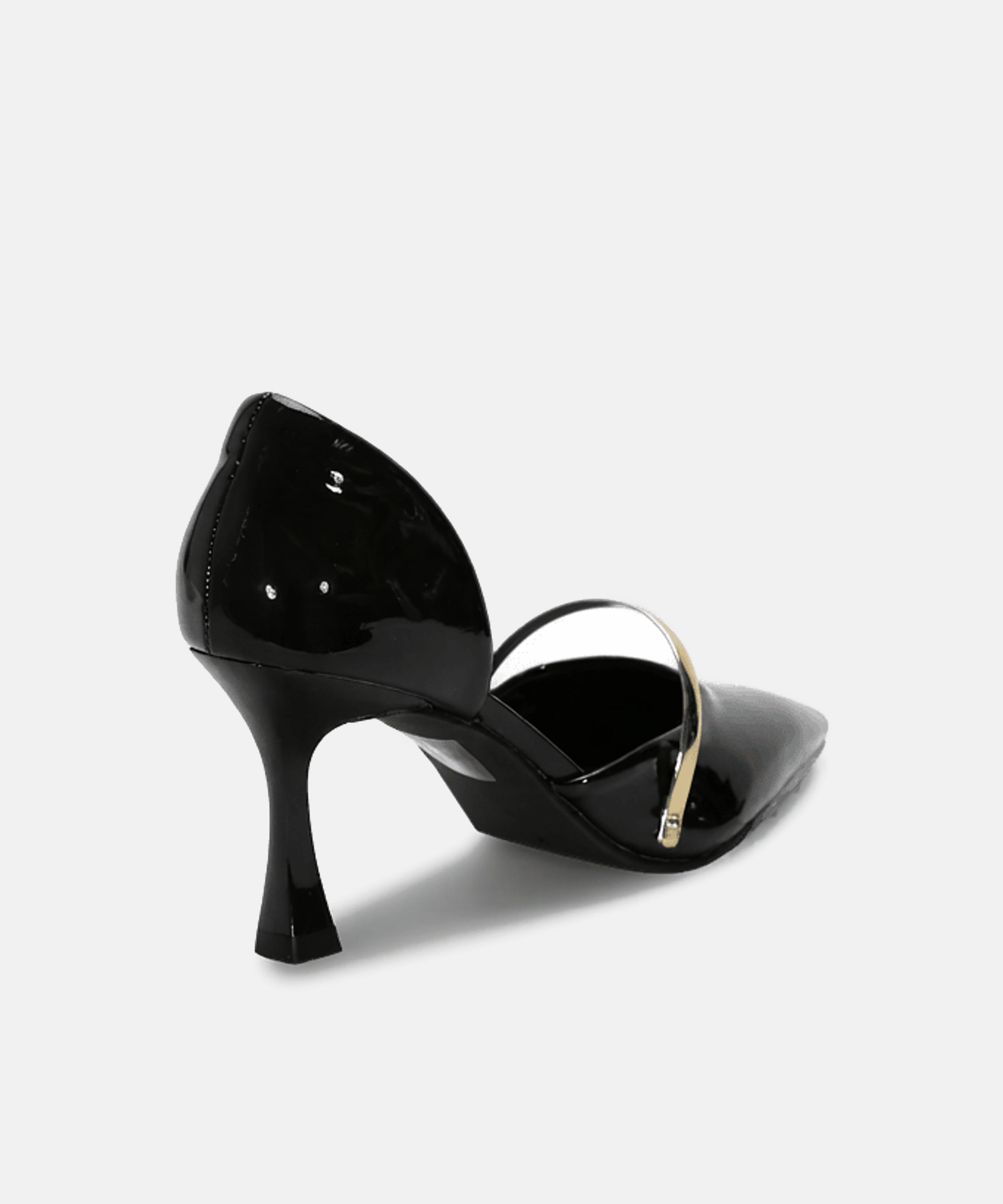 Zapato tac&oacute;n tira met&aacute;lica image number null